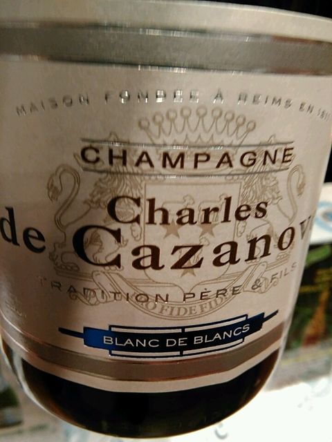 Charles de Cazanove Tradition Père & Fils Blanc de Blancs(シャルル・ド・カザノーヴ トラディション・ペール・エ・フィス ブラン・ド・ブラン)