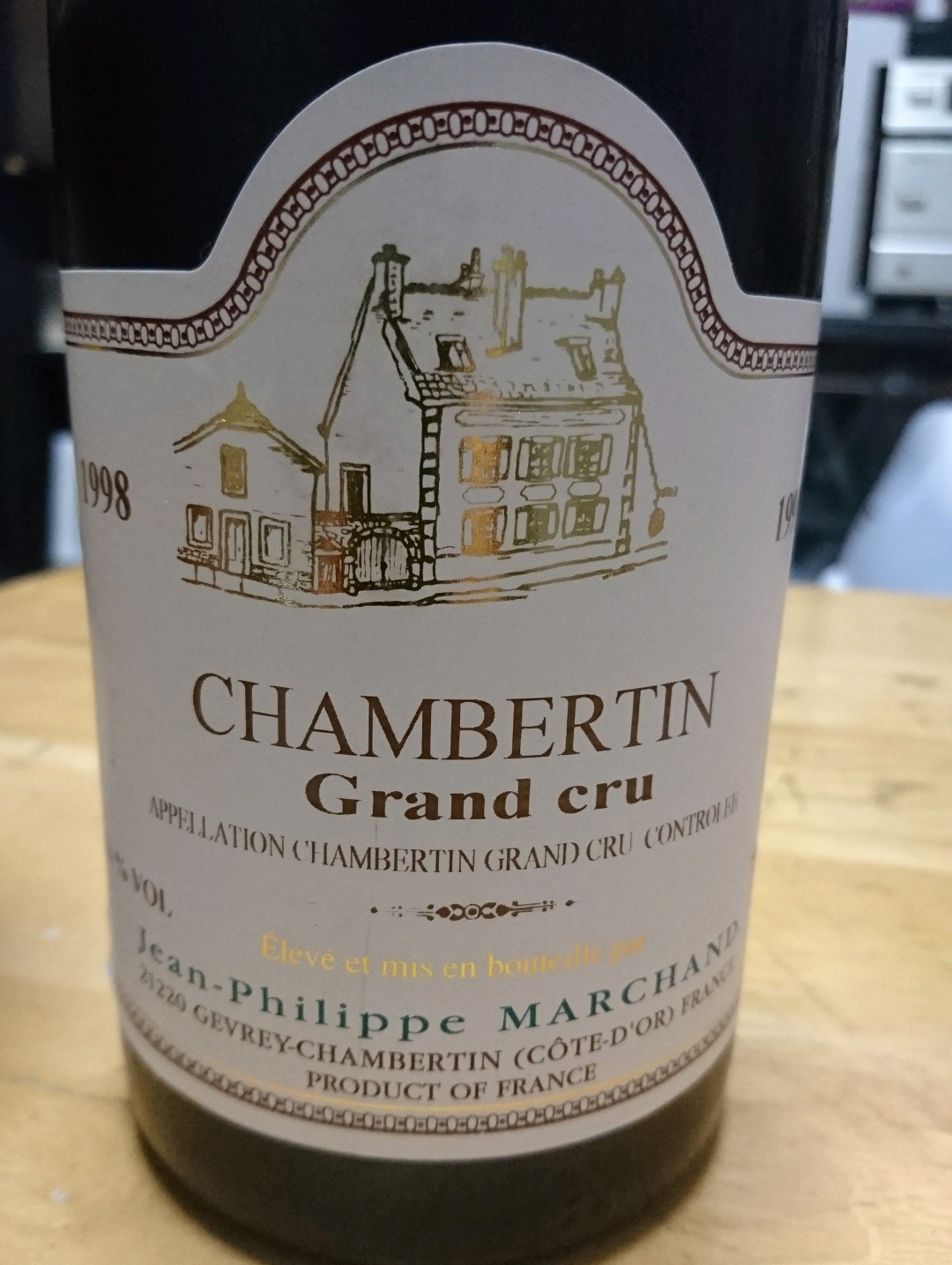 シャンベルタン グラン クリュ　ジャン フィリップ マルシャン (1998) Jean Philippe Marchand Chambertin Grand | Vinica 無料の