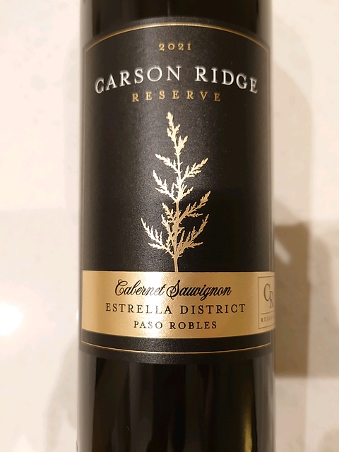 Carson Ridge Reserve Cabernet Sauvignon(カーソン・リッジ リザーヴ カベルネ・ソーヴィニヨン)