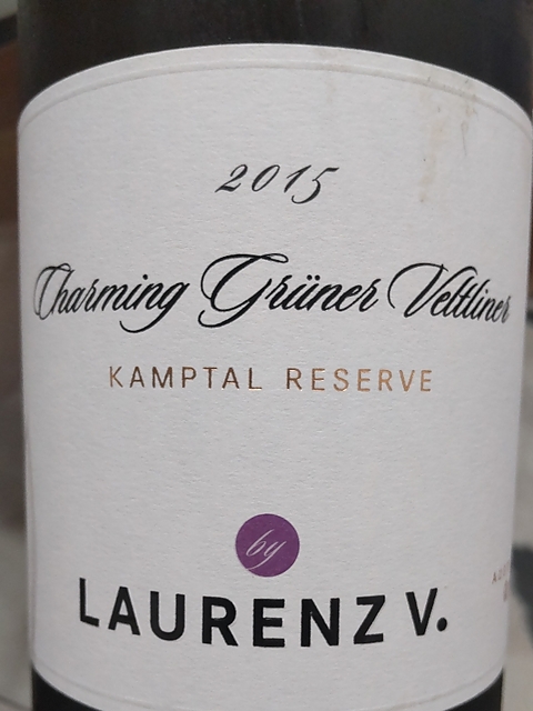 Laurenz V. Charming Grüner Veltliner(ローレンツ チャーミング グリューナー・ヴェルトリーナー)