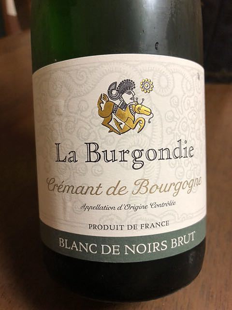 La Burgondie Crémant de Bourgogne Blanc de Noir Brut(ラ・ブルゴンディ クレマン・ド・ブルゴーニュ ブラン・ド・ノワール ブリュット)