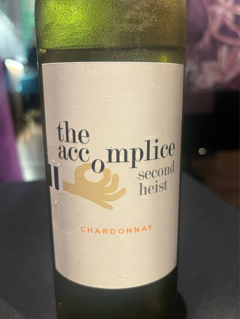 The Accomplice Second Heist Chardonnay(アカンプリス セカンド・ヘイスト シャルドネ)