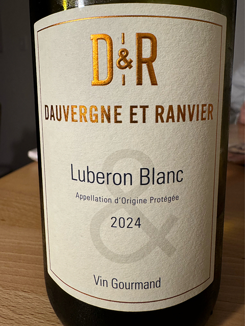 Dauvergne Ranvier Luberon Vin Gourmand Blanc(ドーヴェルニュ・ランヴィエ リュベロン ヴァン・グルマン ブラン)