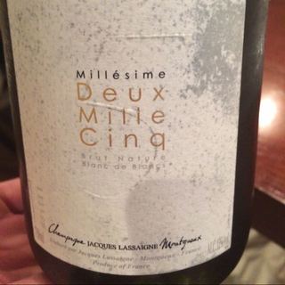 Jacques Lassaigne Millésime 2005