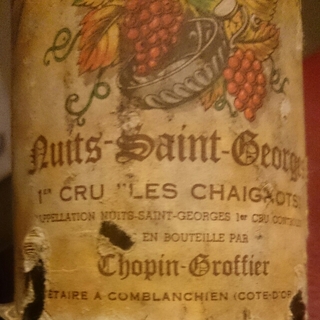 Chopin Groffier Nuits Saint Georges 1er Cru Les Chaignots