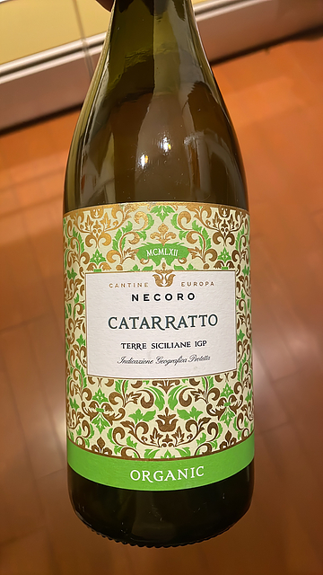 Cantine Europa Necoro Cataratto Organic(カンティーヌ・エウロパ ネコーロ カタラット オーガニック)