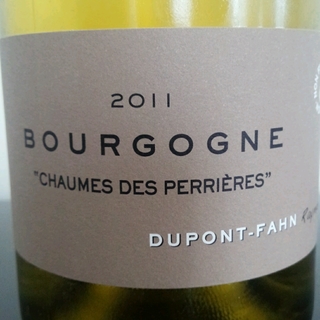 Dom. Dupont Fahn Bourgogne Chaumes des Perrières