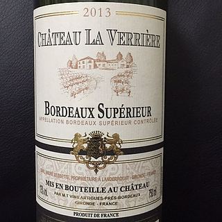 Ch. La Verrière Bordeaux Supérieur(シャトー・ラ・ヴェリエール ボルドー・シュペリュール)