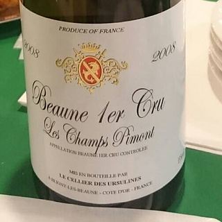 Cellier des Ursulines Beaune 1er Cru Les Champs Pimonts