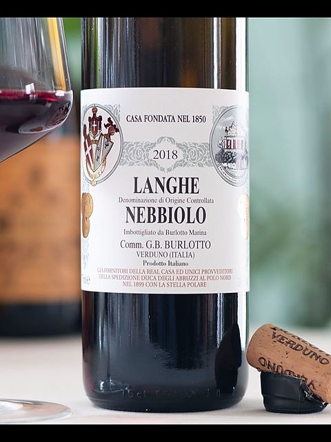 Comm. G. B. Burlotto Langhe Nebbiolo(コメンダトーレ・G・B・ブルロット ランゲ・ネッビオーロ)