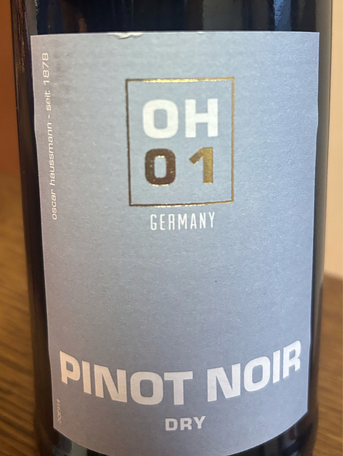 Oscar Haussmann OH01 Pinot Noir Dry