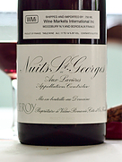 ドメーヌ・ルロワ ニュイ・サン・ジョルジュ オー・ラヴィエール(1996)