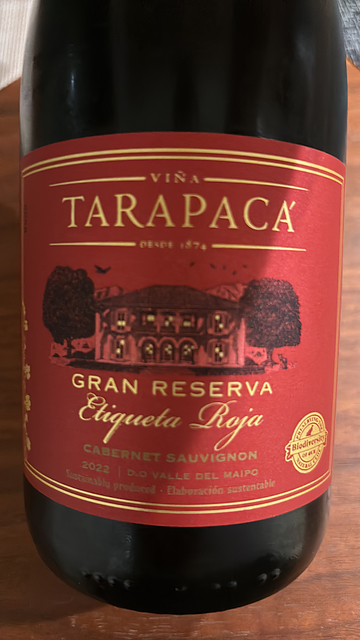 Viña Tarapacá Gran Reserva Etiqueta Roja Cabernet Sauvignon(ヴィーニャ・タラパカ グラン・レゼルヴァ エティケタ・ロハ カベルネ・ソーヴィニヨン)