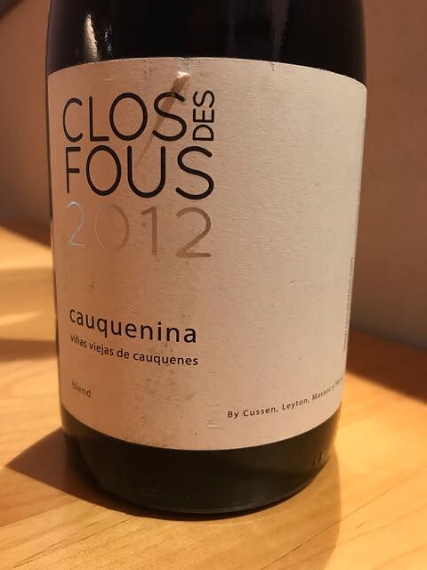 Clos des Fous Cauquenina 2012