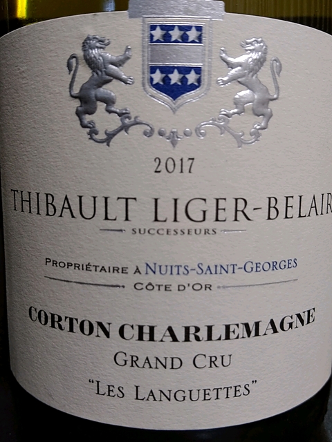 Thibault Liger Belair Corton Charlemagne Grand Cru Les Languettes(ティボー・リジェ・ベレール コルトン・シャルルマーニュ グラン・クリュ レ・ランゲット)