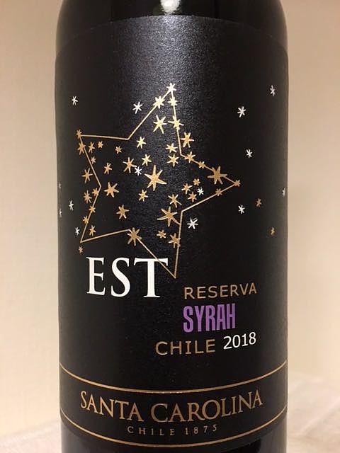 Santa Carolina EST Reserva Syrah(サンタ・カロリーナ エスト レゼルヴァ シラー)