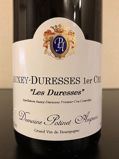 Dom. Potinet Ampeau Auxey Duresses 1er Cru Les Duresses(ドメーヌ・ポティネ・アンポー オーセイ・デュレス プルミエ・クリュ レ・デュレス)