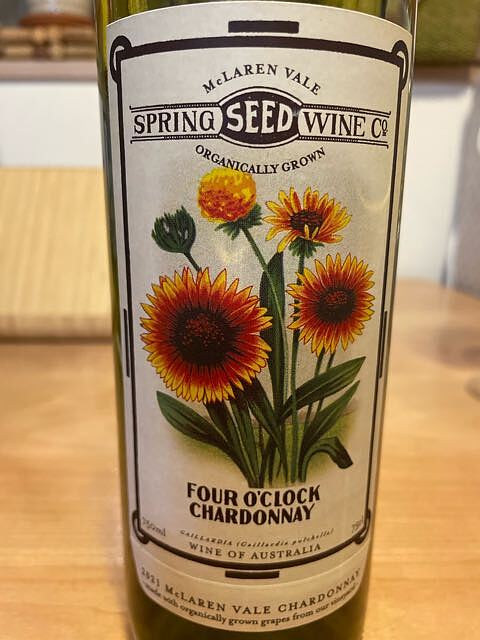 Spring Seed Four O'Clock Chardonnay(スプリング・シード フォー・オクロック シャルドネ)