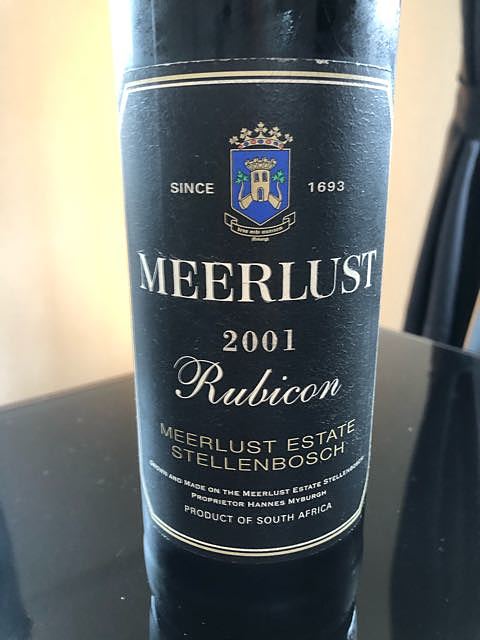 Meerlust Rubicon 2001