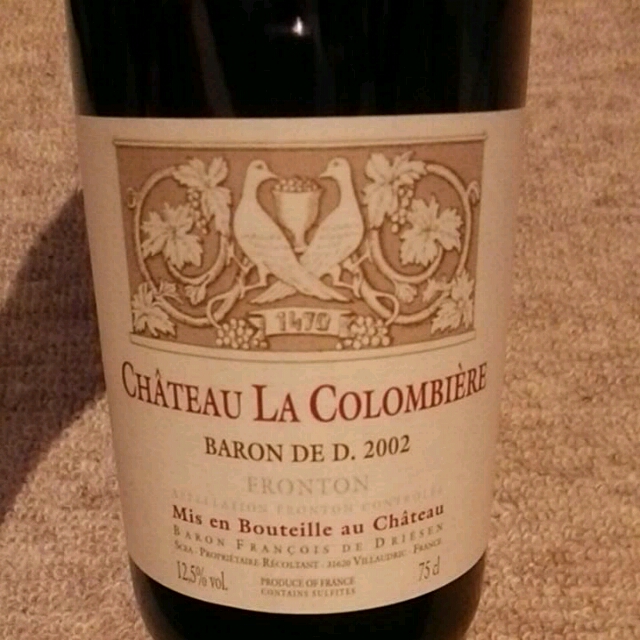 2013Vosne Romanee La Colombiere空瓶です。 2013Vosne Romanee La Colombiere空瓶です。