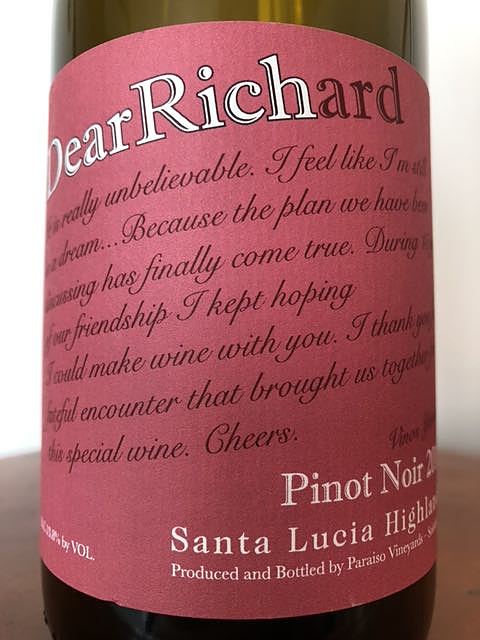 Dear Rich Pinot Noir