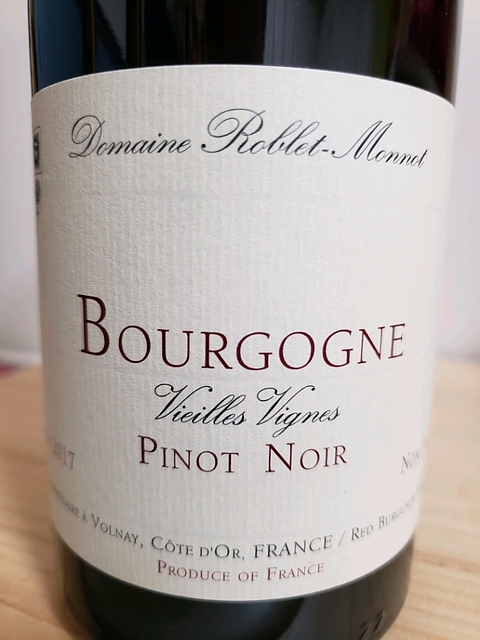 Dom. Roblet Monnot Bourgogne Pinot Noir Vieilles Vignes(ドメーヌ・ロブレ・モノ ブルゴーニュ ピノ・ノワール ヴィエイユ・ヴィーニュ)