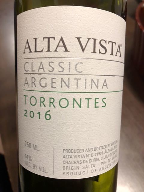 Alta Vista Classic Torrontés