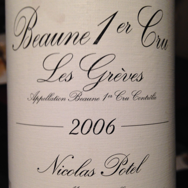 Pommard 1er Cru Les Epenots 2002 ニコラ　ポテル Pommard 1er Cru Les Epenots 2002 ニコラポテル