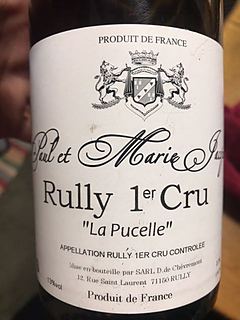 Paul et Marie Jacqueson Rully 1er Cru La Pucelle(ポール・エ・マリー・ジャクソン リュリィ プルミエ・クリュ ラ・ピュセル)