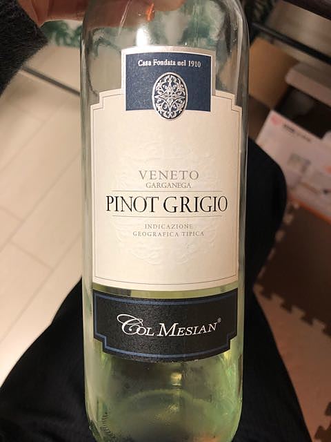 Col Mesian Garganega Pinot Grigio Veneto(コル・メシアン ガルガーネガ ピノ・グリージョ)