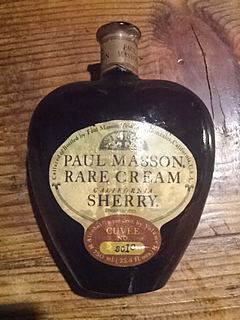 Paul Masson Rare Cream Sherry(ポール・マッソン レア・クリーム・シェリー)