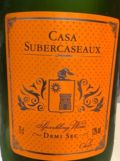 Casa Subercaseaux Sparkling Demi Sec(カーサ・スベルカソー スパークリング ドゥミ・セック)