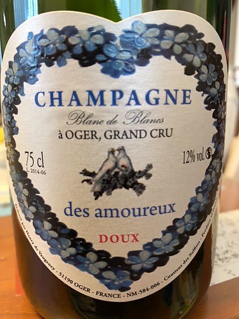Champagne Des Amoureux Blanc de Blancs Doux