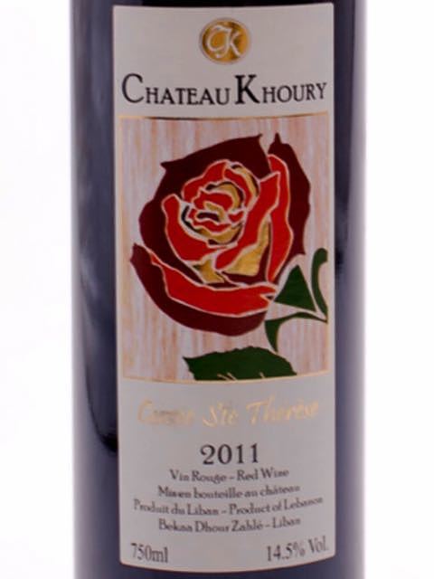 Ch. Khoury Cuvée Ste Thérèse 2011