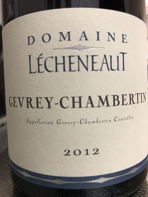 Dom. Lécheneaut Gevrey Chambertin(ドメーヌ・レシュノー ジュヴレ・シャンベルタン)