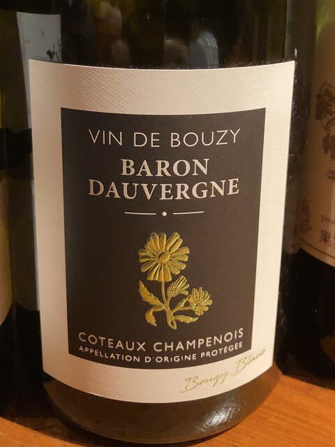 Baron Dauvergne Coteaux Champenois Bouzy Blanc(バロン・ドーヴェルニュ コトー・シャンプノワ ブジー・ブラン)