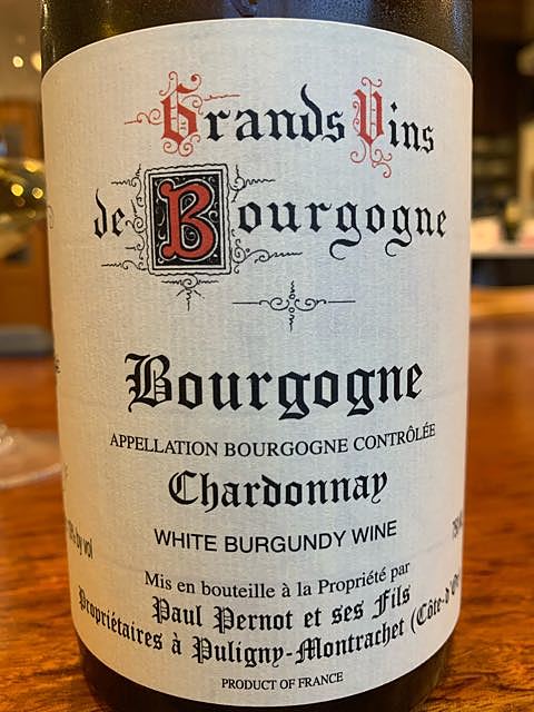 Paul Pernot et Ses Fils Bourgogne Chardonnay(ポール・ペルノー・エ・セ・フィス ブルゴーニュ シャルドネ)