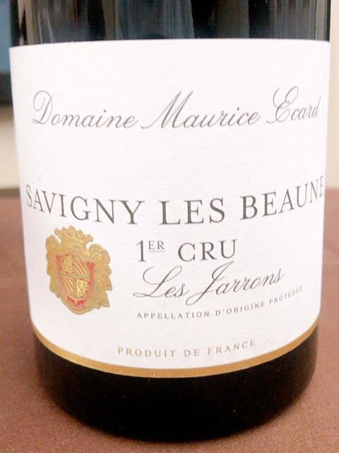 Dom. Maurice Ecard Savigny Les Beaune 1er Cru Les Jarrons(ドメーヌ・モーリス・エカール サヴィニー・レ・ボーヌ プルミエ・クリュ レ・ジャロン)