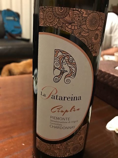 La Patareina Piemonte Chardonnay Ciaplèn(ラ・パタレイナ ピエモンテ シャルドネ)