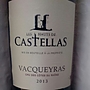 Les Hauts du Castellas Vacqueyras(2013)