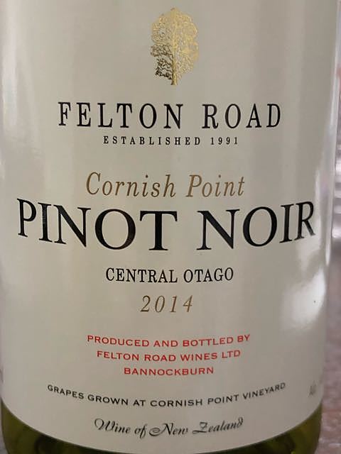 Felton Road Pinot Noir Cornish Point