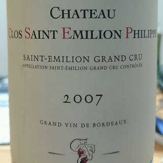 Ch. Clos Saint Emilion Philippe(シャトー・クロ・サンテミリオン・フィリップ)