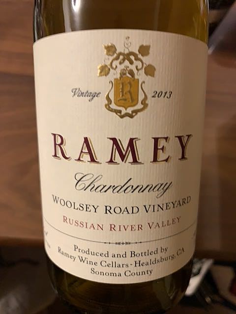 Ramey Chardonnay Woolsey Road Vineyard(レイミー シャルドネ ウールジー・ロード・ヴィンヤード)