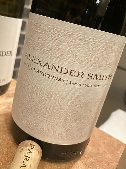 Alexander Smith Chardonnay(アレキサンダー・スミス シャルドネ)