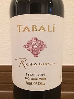 Tabalí Reserva Syrah(タバリ レゼルヴァ シラー)