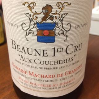 Dom. Machard de Gramont Beaune 1er Cru Aux Coucherias(ドメーヌ・マシャール・ド・グラモン ボーヌ・プルミエ・クリュ オー・クシュリア)