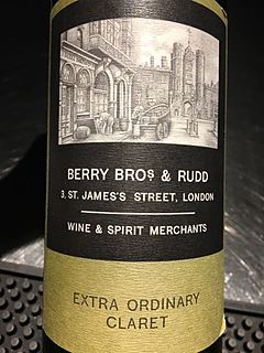 Berry Bros. & Rudd Extra Ordinary Claret(ベリー・ブラザーズ＆ラッド エクストラ・オーディナリー・クラレット)