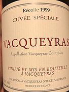 Pascal Frères Vacqueyras Cuvée Spéciale