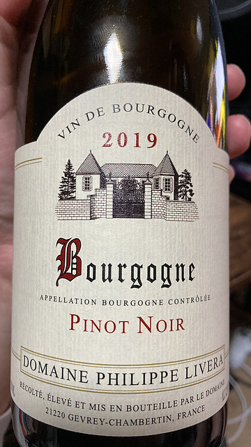 Dom. des Tilleuls (Philippe Livera) Bourgogne Pinot Noir(ドメーヌ・デ・ティユル （フィリップ・リヴェラ）ブルゴーニュ ピノ・ノワール)