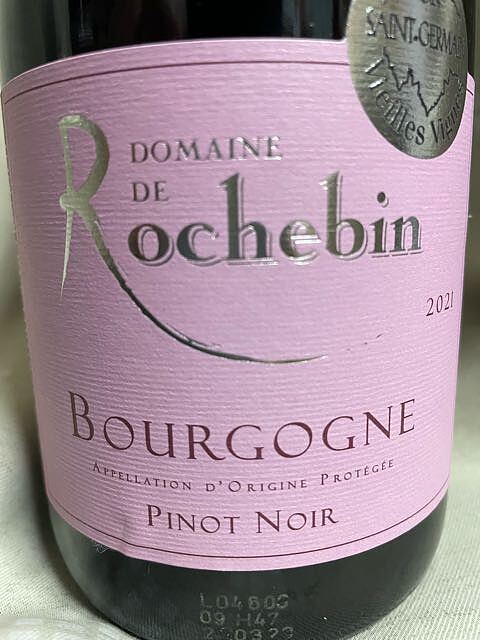 Dom. de Rochebin Bourgogne Pinot Noir Vieilles Vignes(ドメーヌ・ド・ロシュバン ブルゴーニュ ピノ・ノワール ヴィエイユ・ヴィーニュ)
